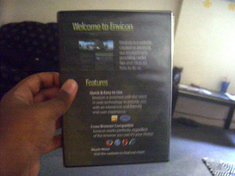 The case I made for the CD.